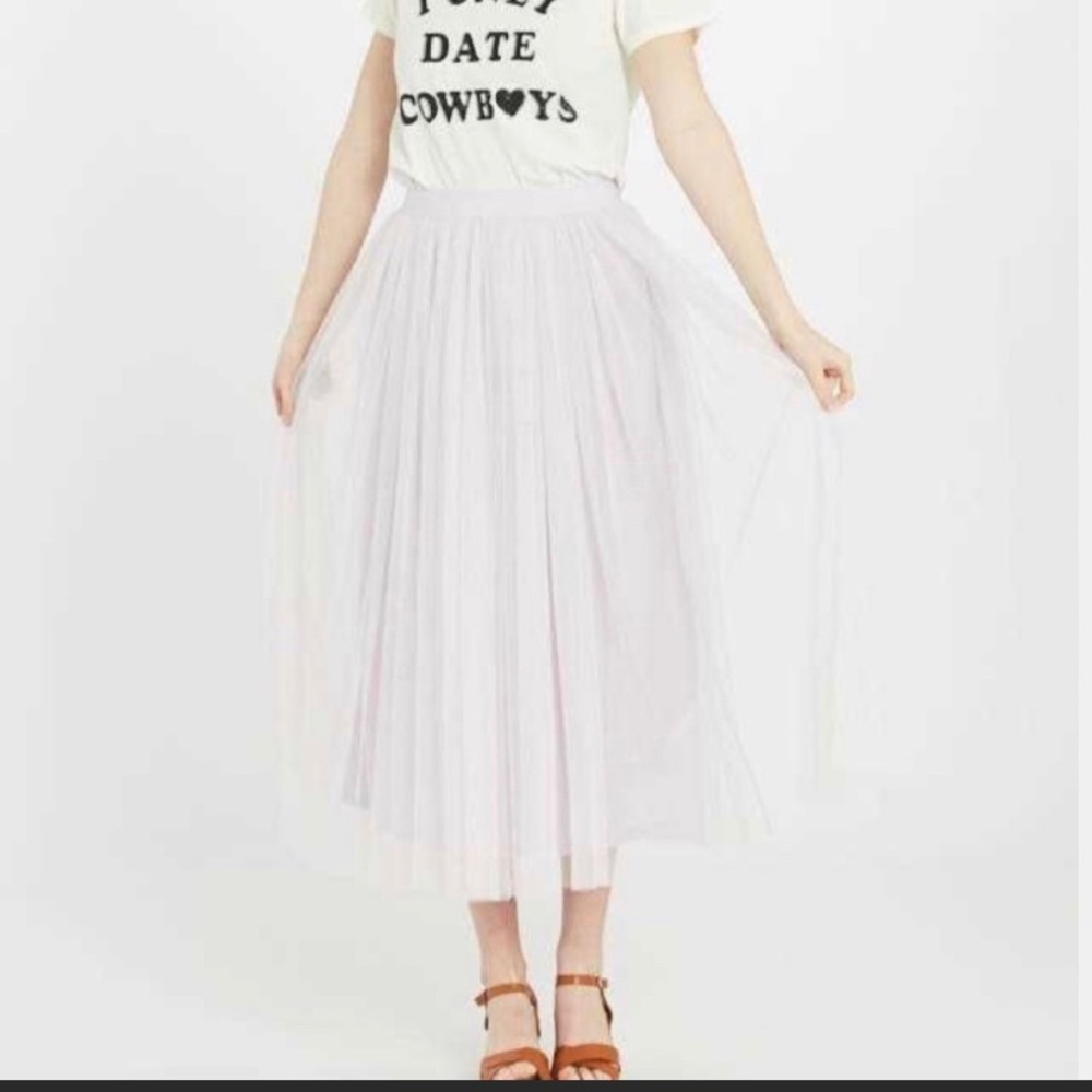 Altard State Light Lilac Midi Skirt
